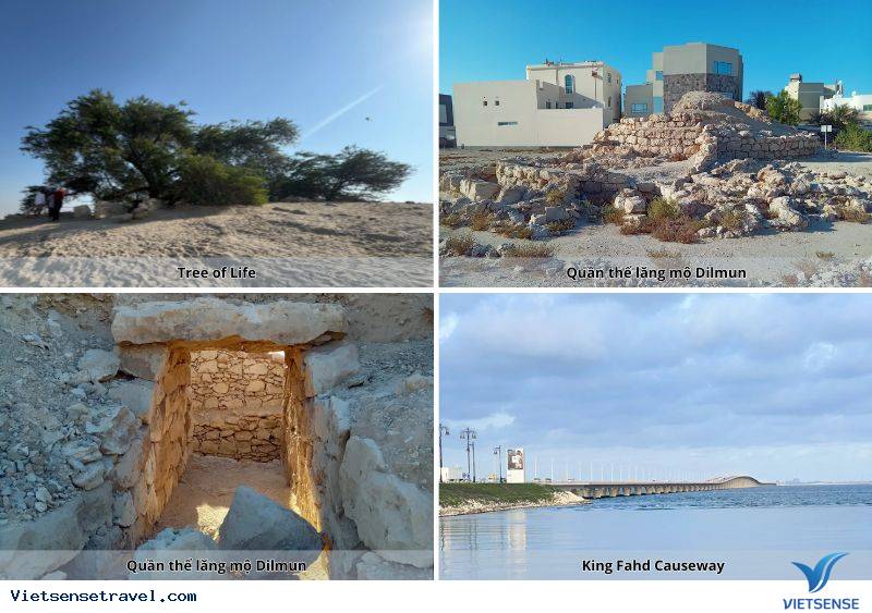 Ảnh Tree of Life, Quần thể lăng mộ Dilmun, King Fahd Causeway - Các điểm đến ngày 7